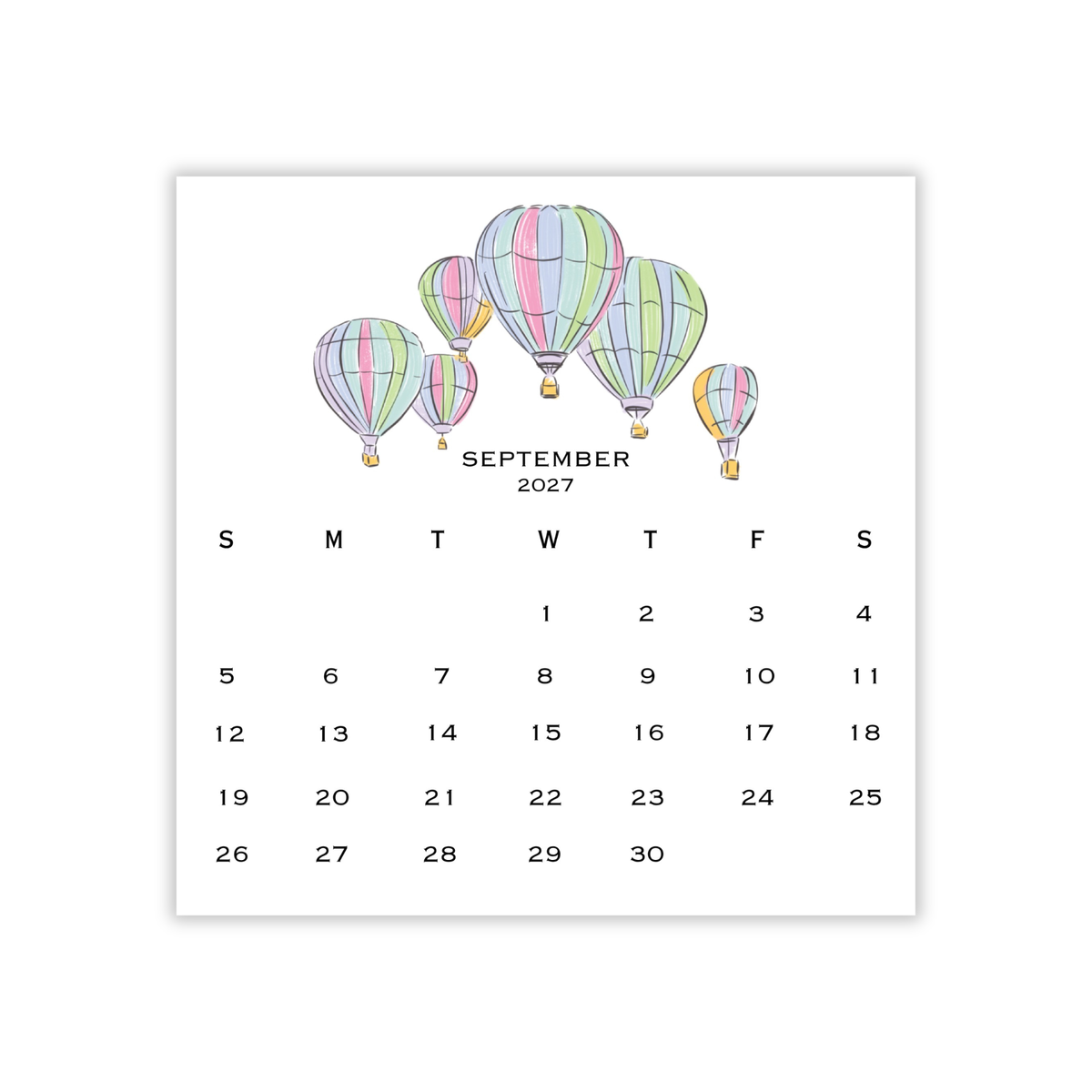 2027 Collierville Calendar