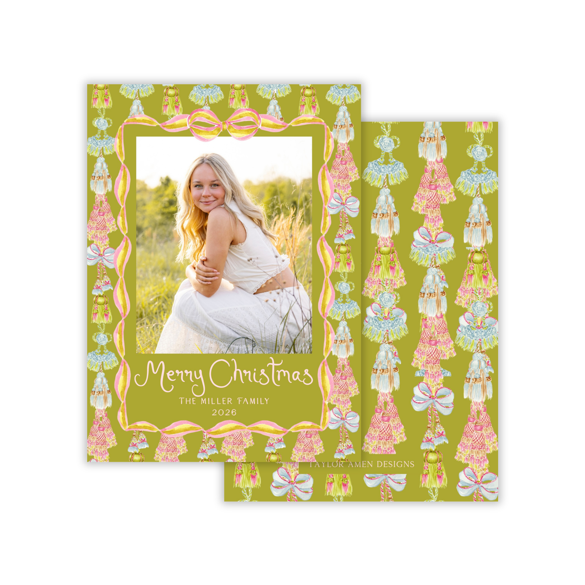 Tassel and Trim Holiday Card