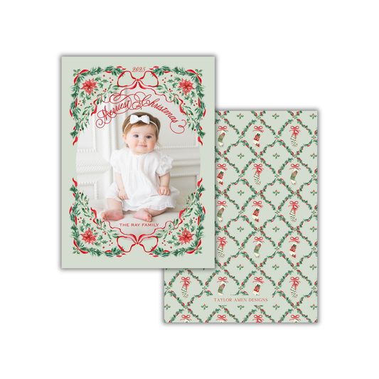 A Merry Heirloom Christmas Card