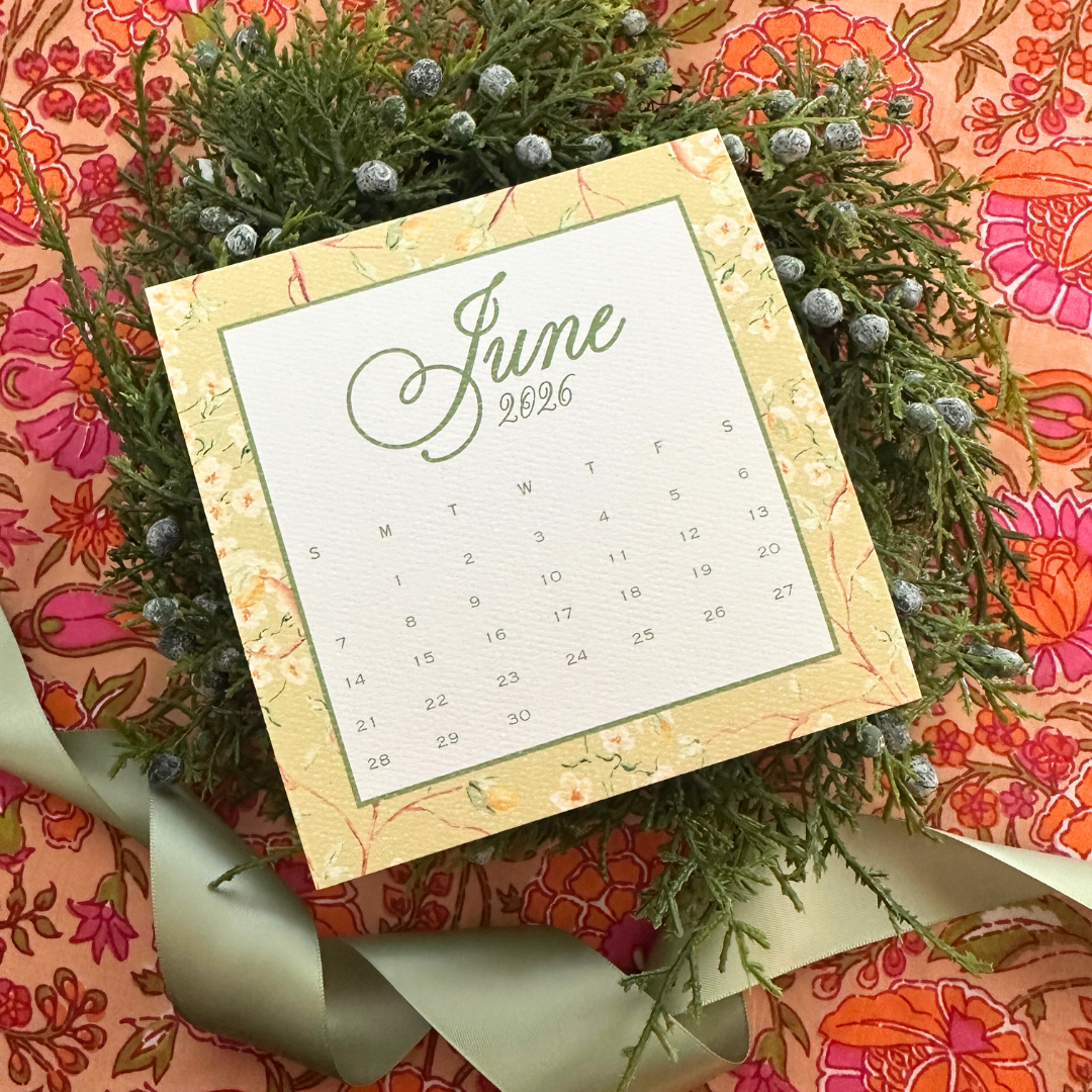 2026 A Year in Bloom Calendar