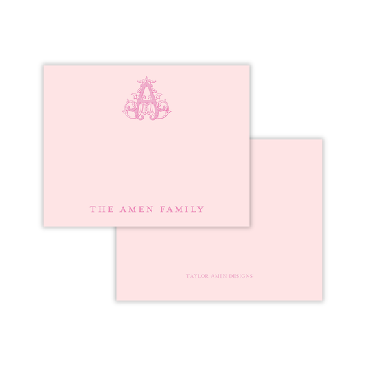 Vine Initial Stationery