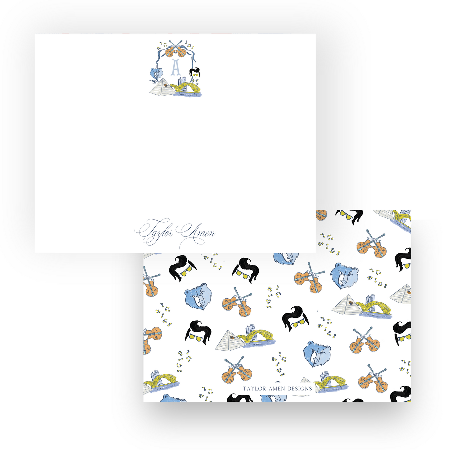 Memphis Flat Stationery