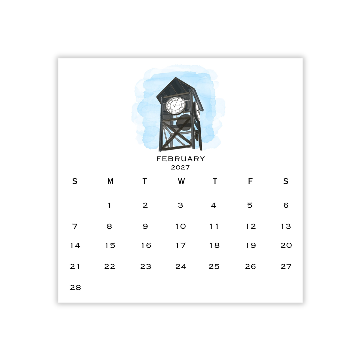 2027 Germantown Calendar