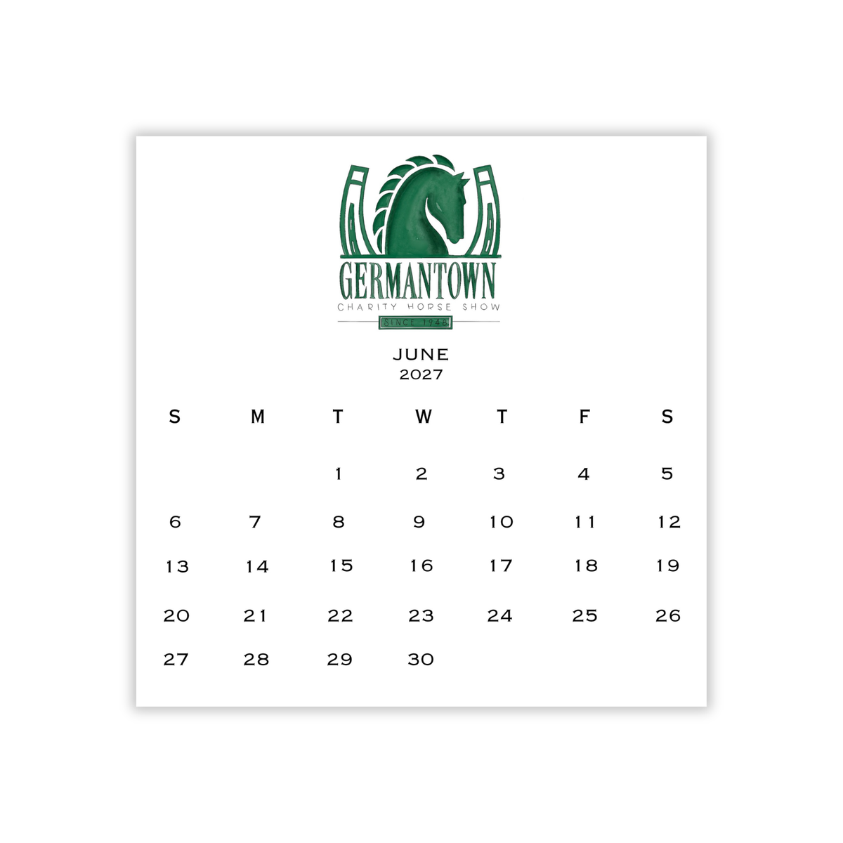 2027 Germantown Calendar