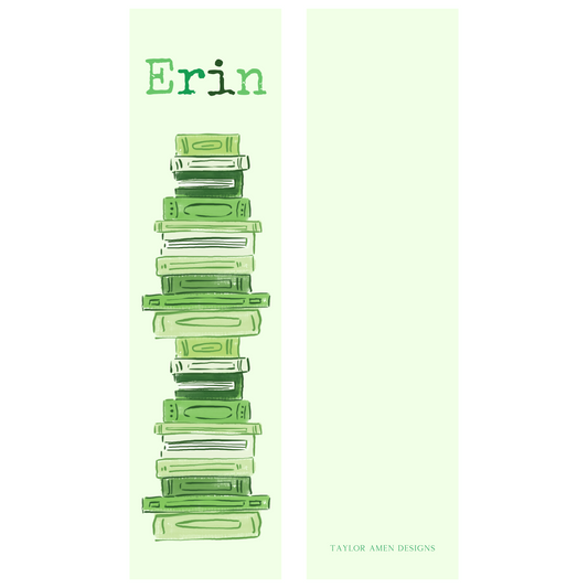 Green Books Bookmark