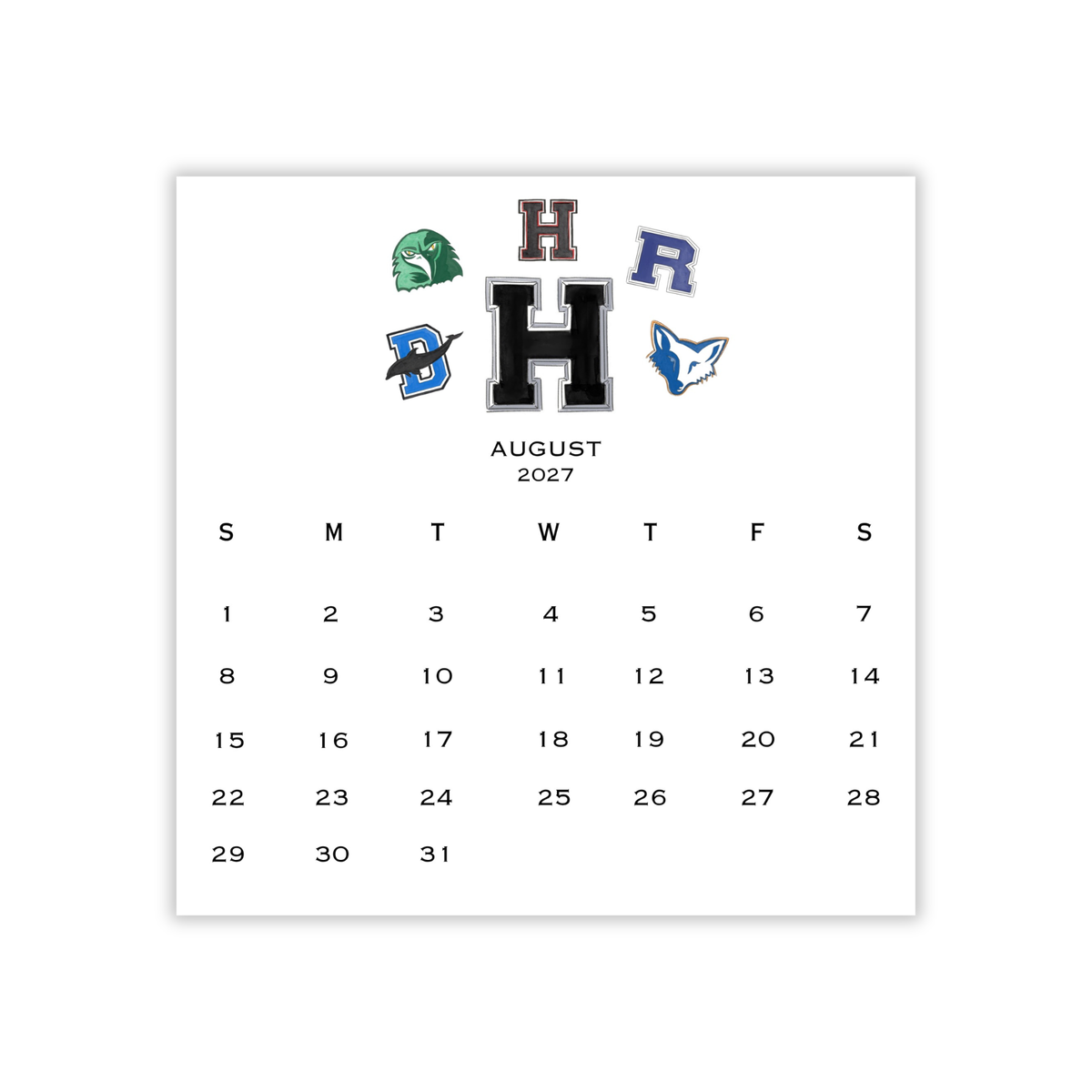 2027 Germantown Calendar