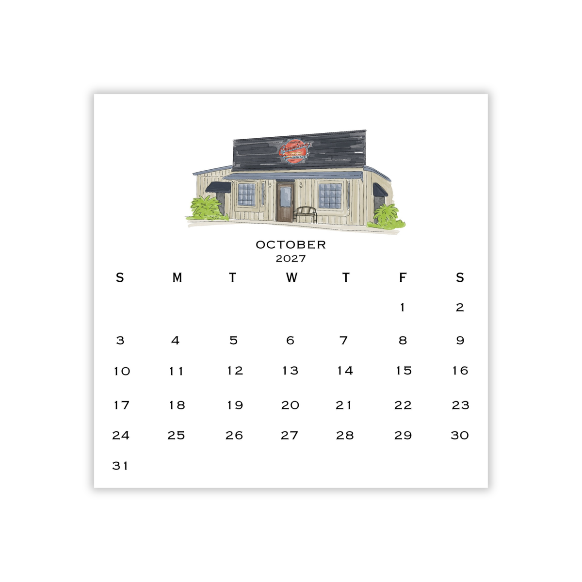 2027 Germantown Calendar