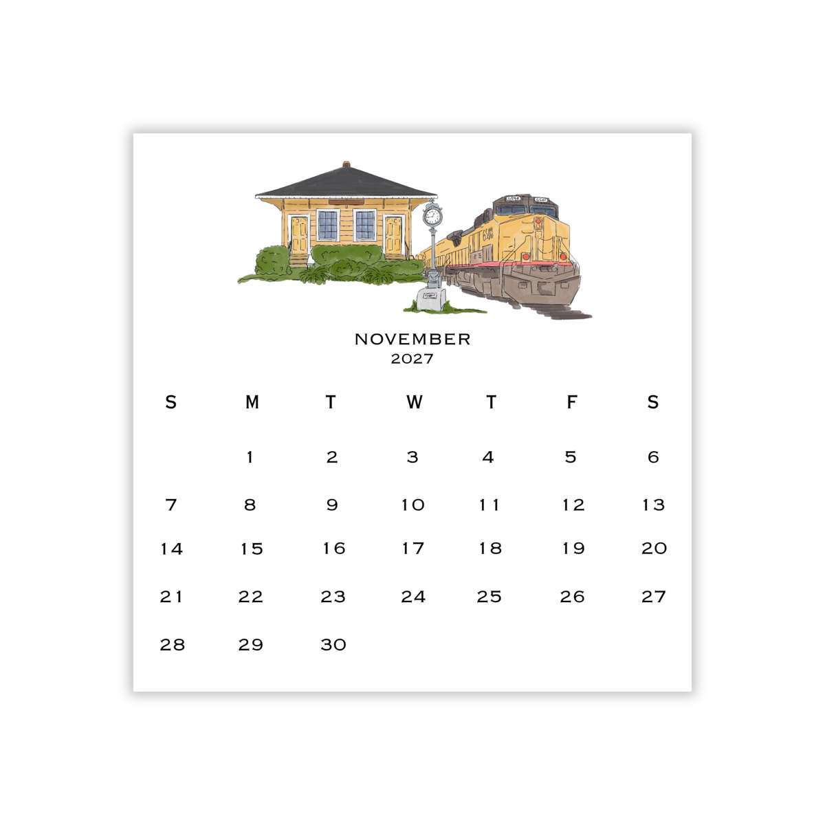 2027 Germantown Calendar