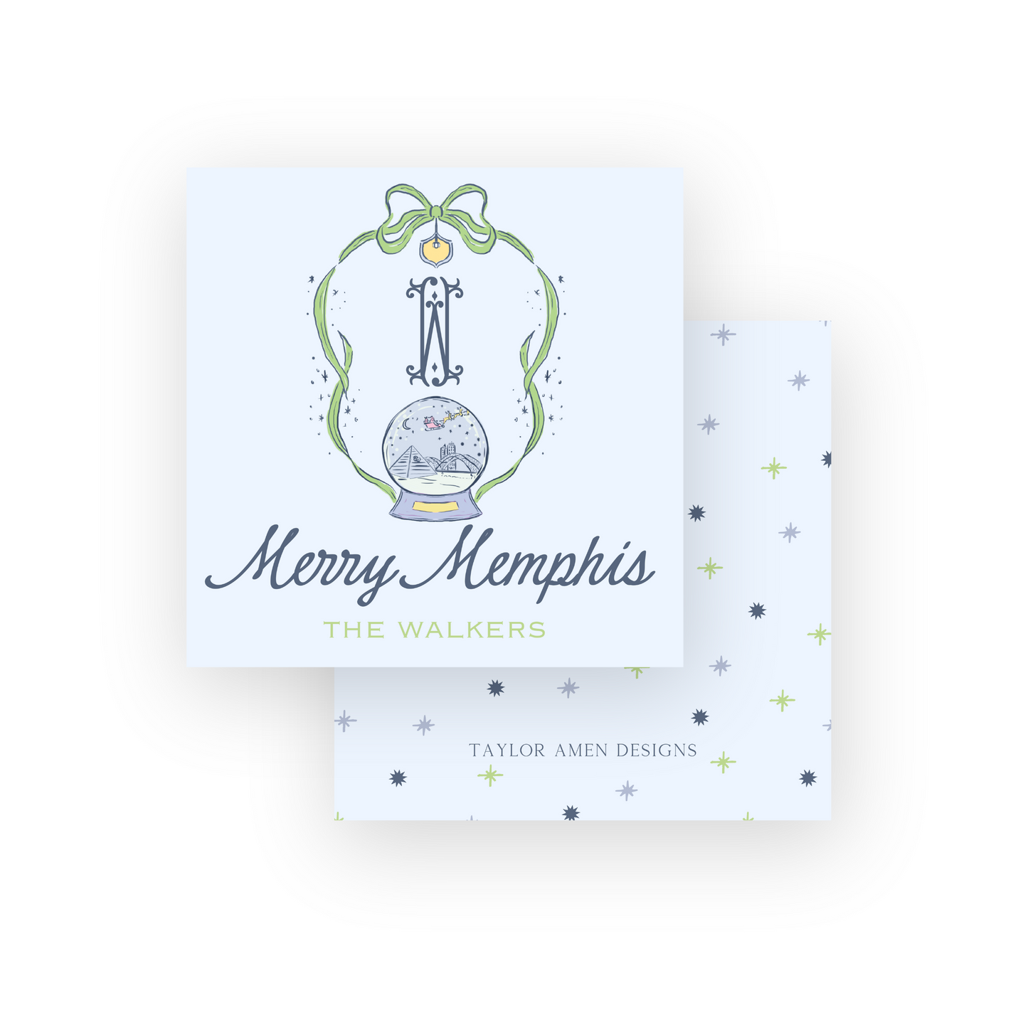 Merry Memphis Holiday Tag