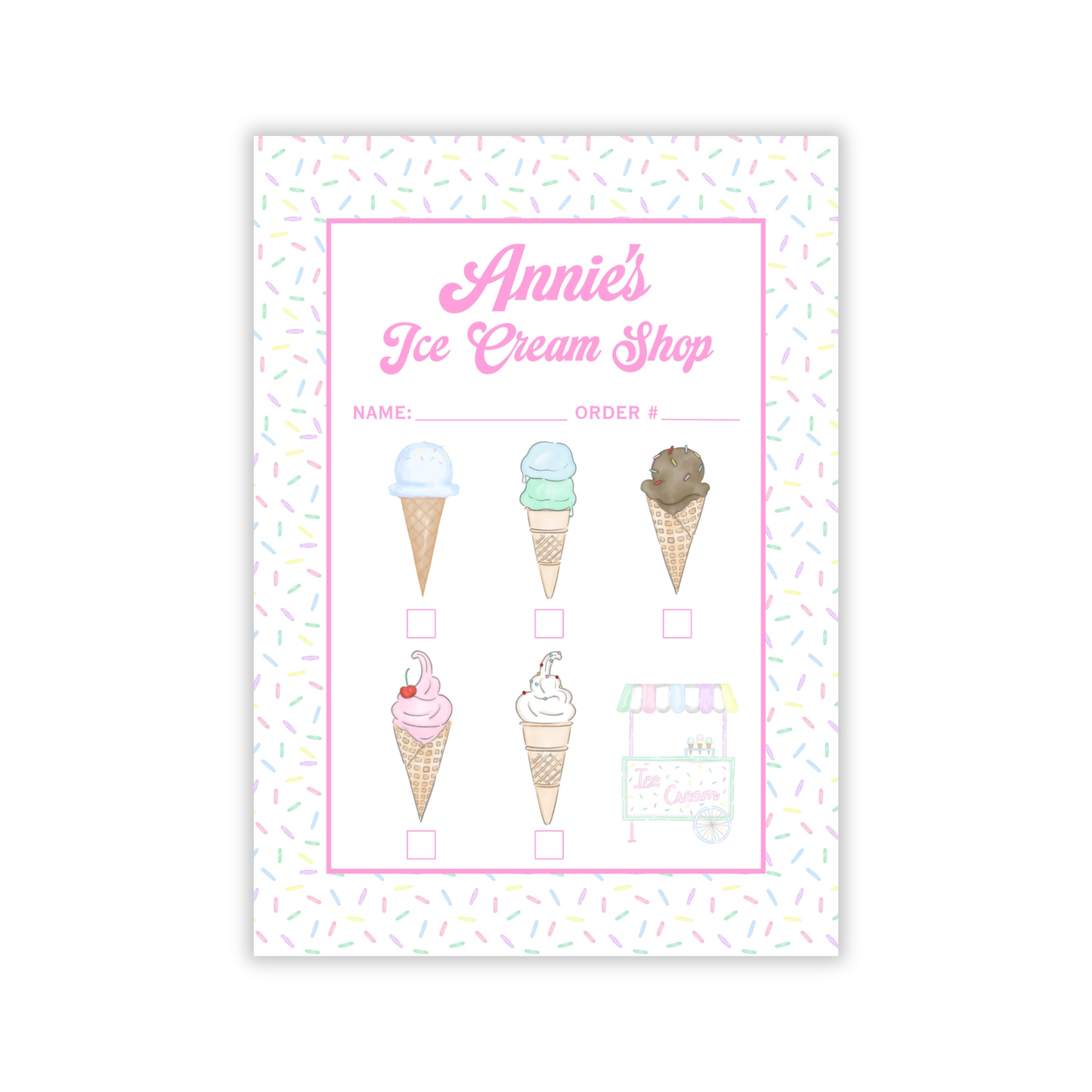 Kids Pretend Play Notepads