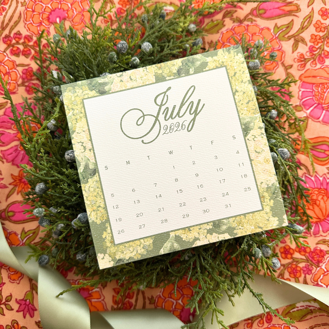 2026 A Year in Bloom Calendar