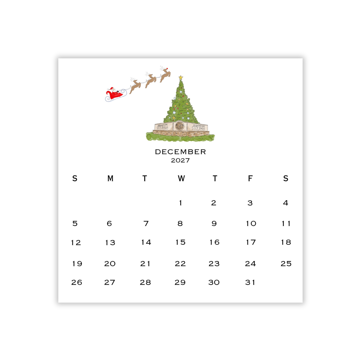 2027 Germantown Calendar
