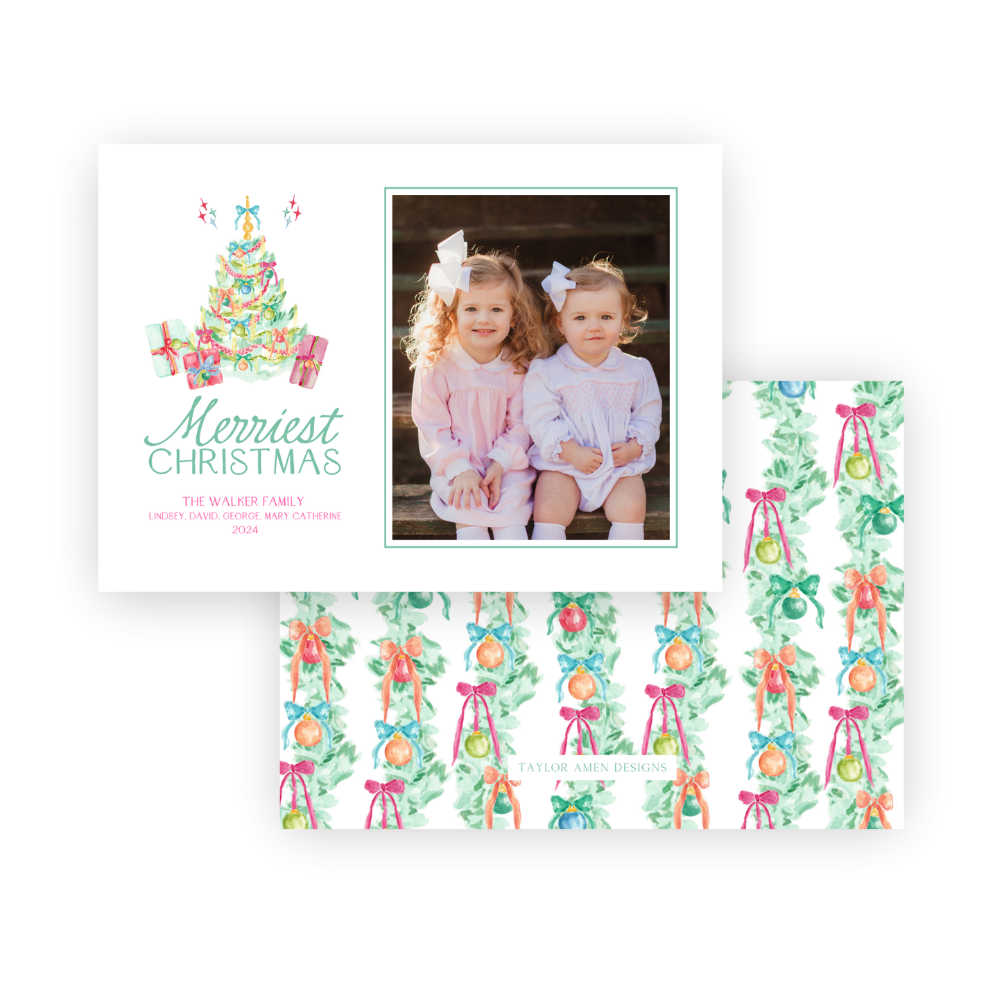 Spreading Christmas Cheer Holiday Card