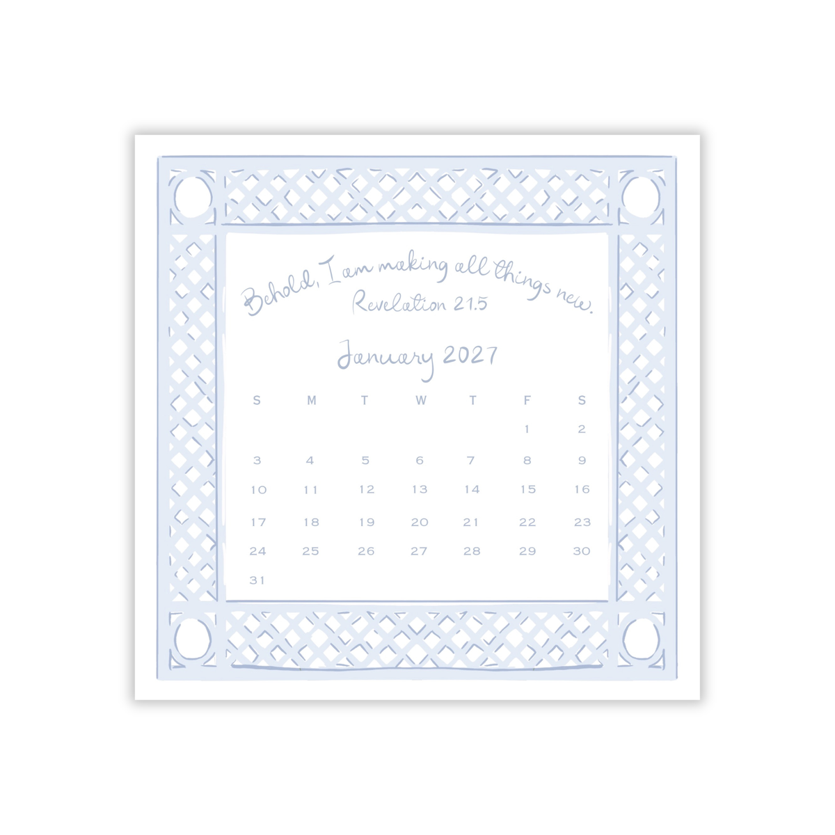 2027 His Promises Calendar