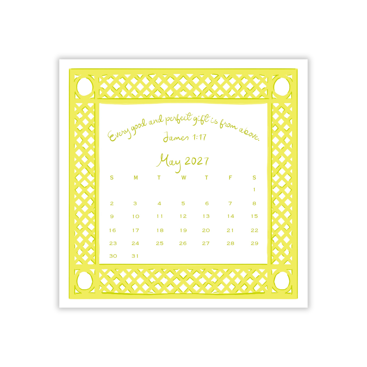 2027 His Promises Calendar