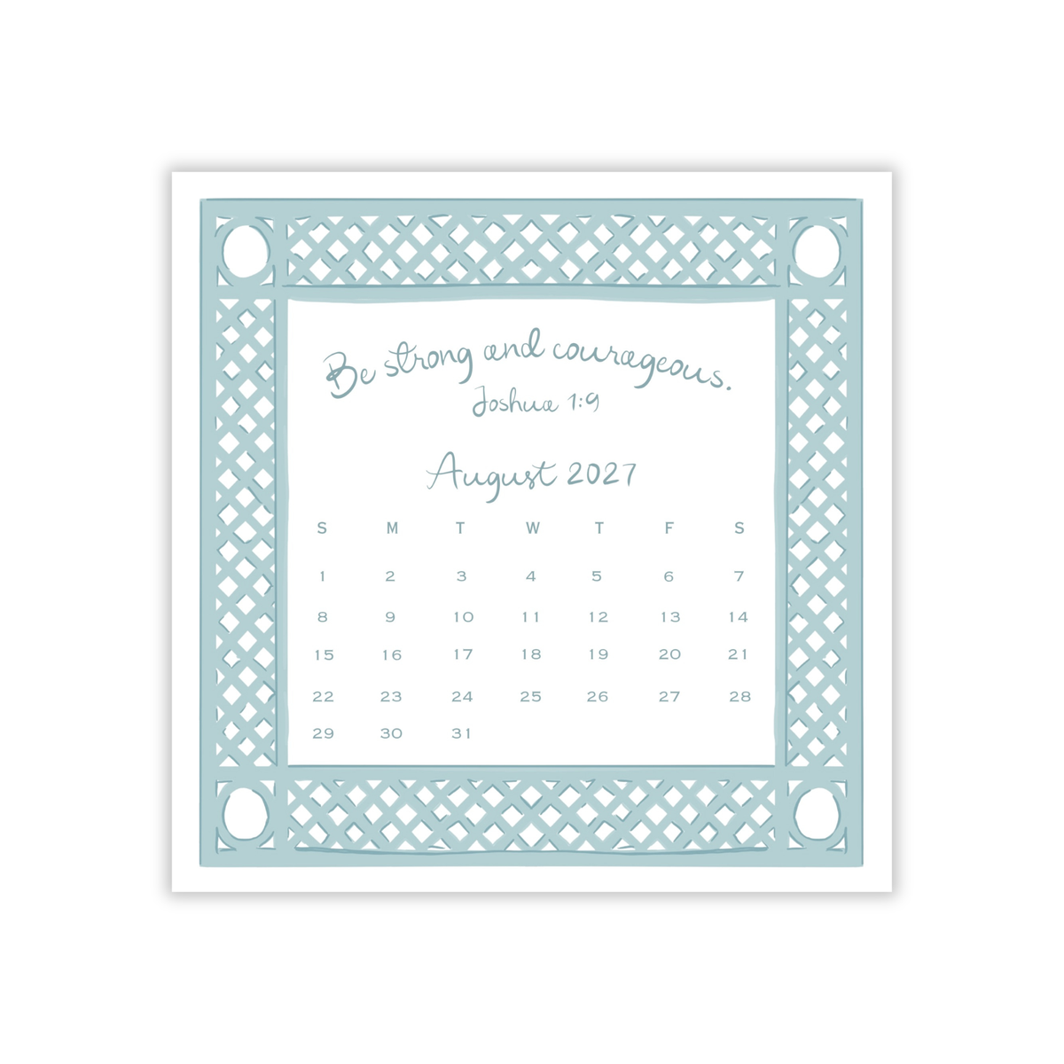2027 His Promises Calendar