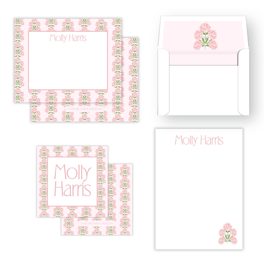 Hydrangeas in Bloom Mother's Day Stationery Set