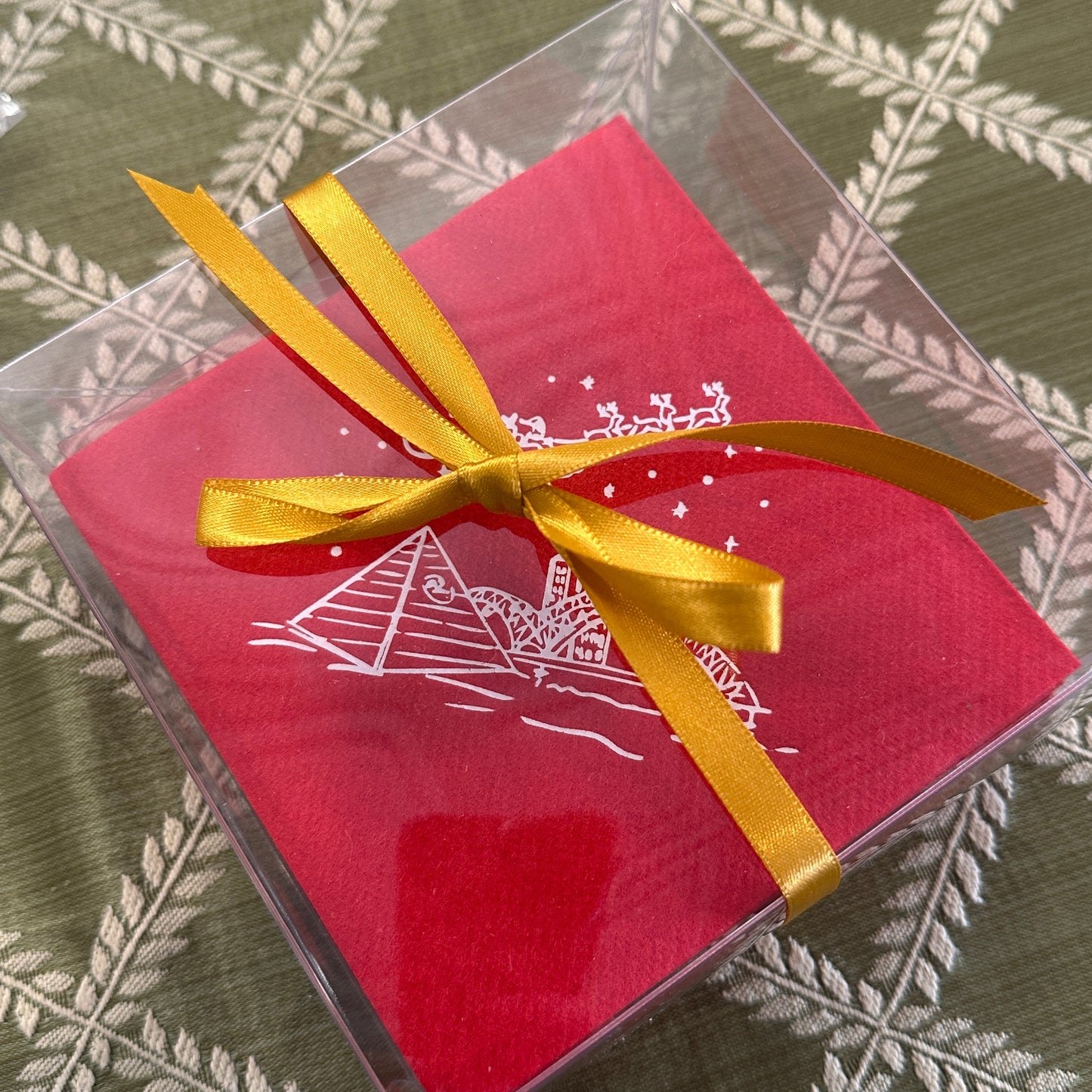 Memphis Christmas Cocktail Napkins