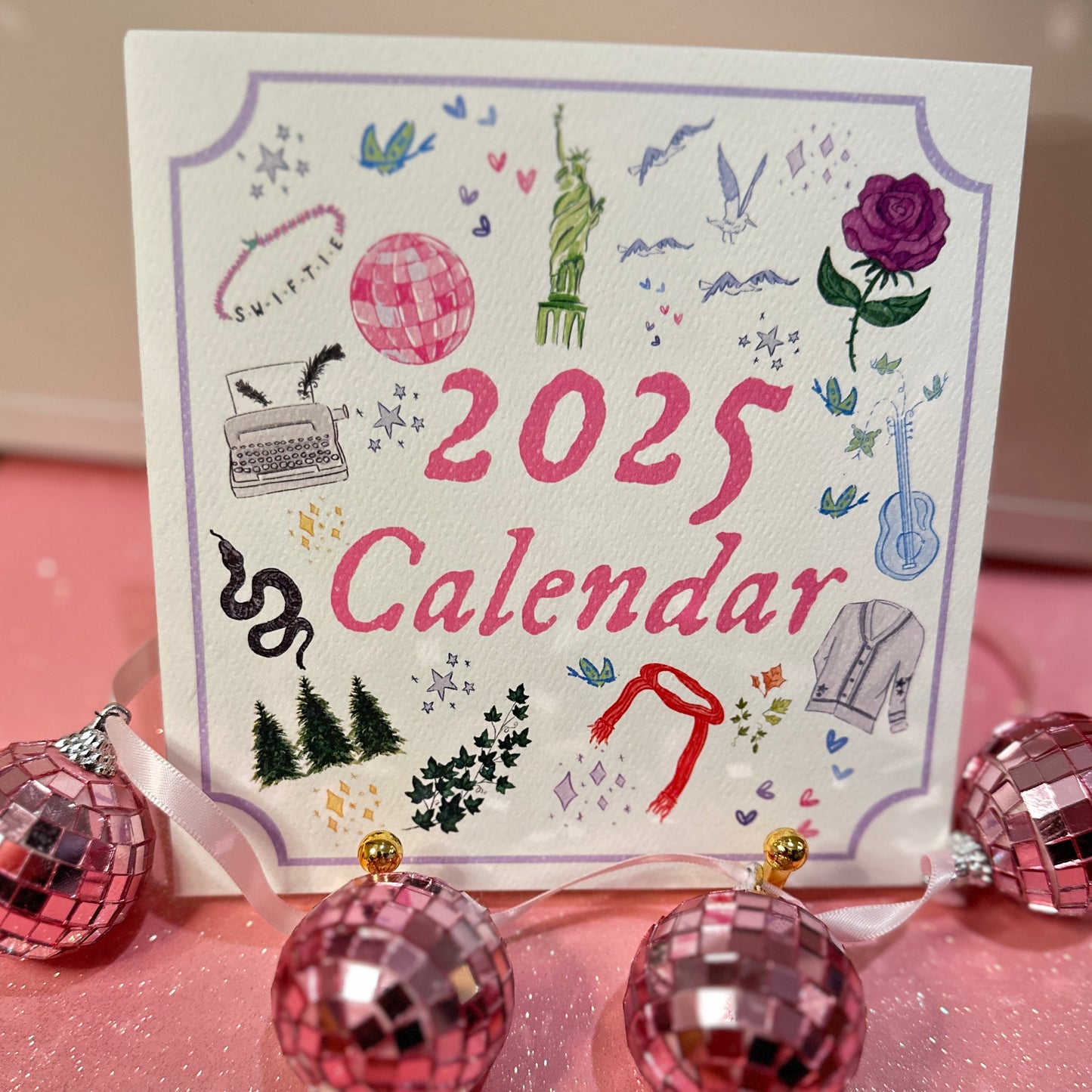 2025 Swiftie Inspired Calendar