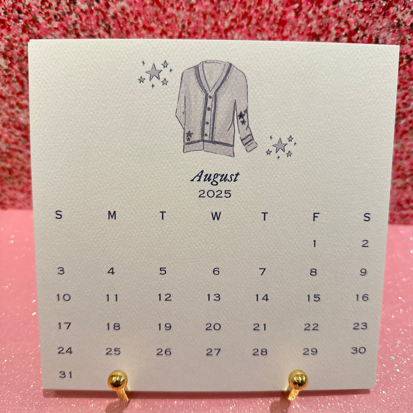 2025 Swiftie Inspired Calendar