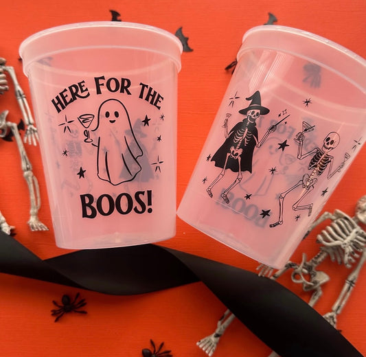 Halloween Boos Color Changing Cups-Sleeve of 10