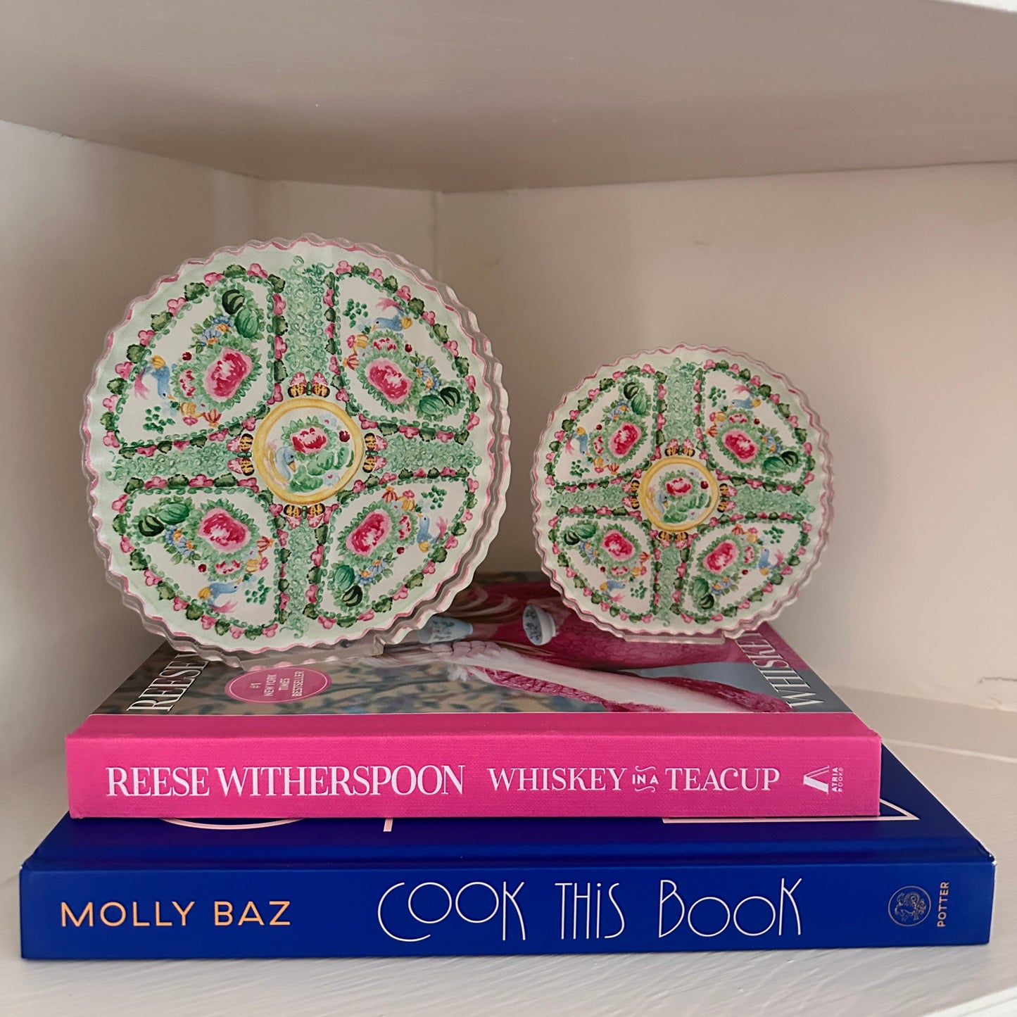 Acrylic Rose Medallion Shelfie