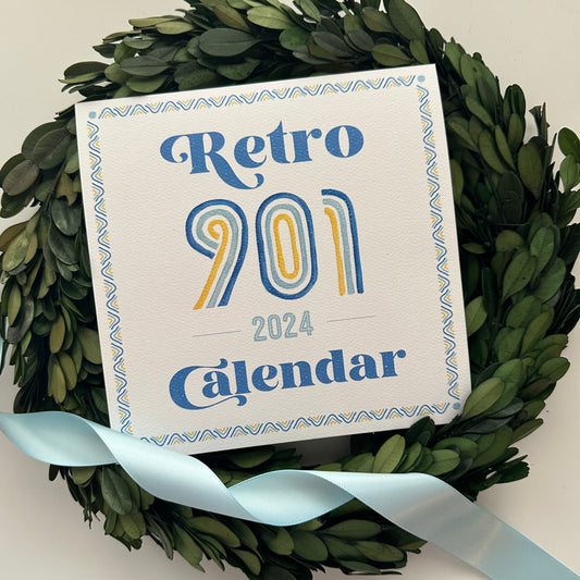 2024 Calendar Memphis - Retro