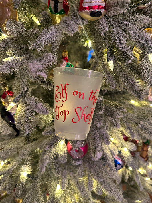 Elf on the Top Shelf Christmas - Cups