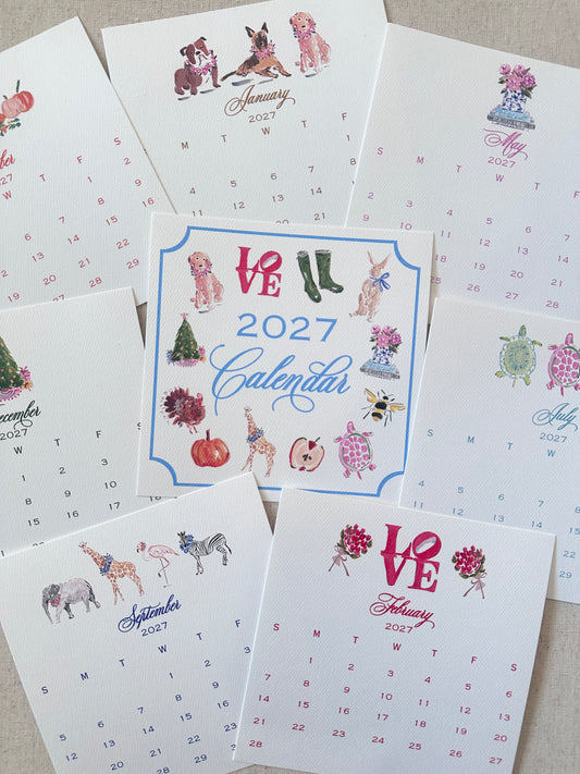 2027 Illustrated Calendar