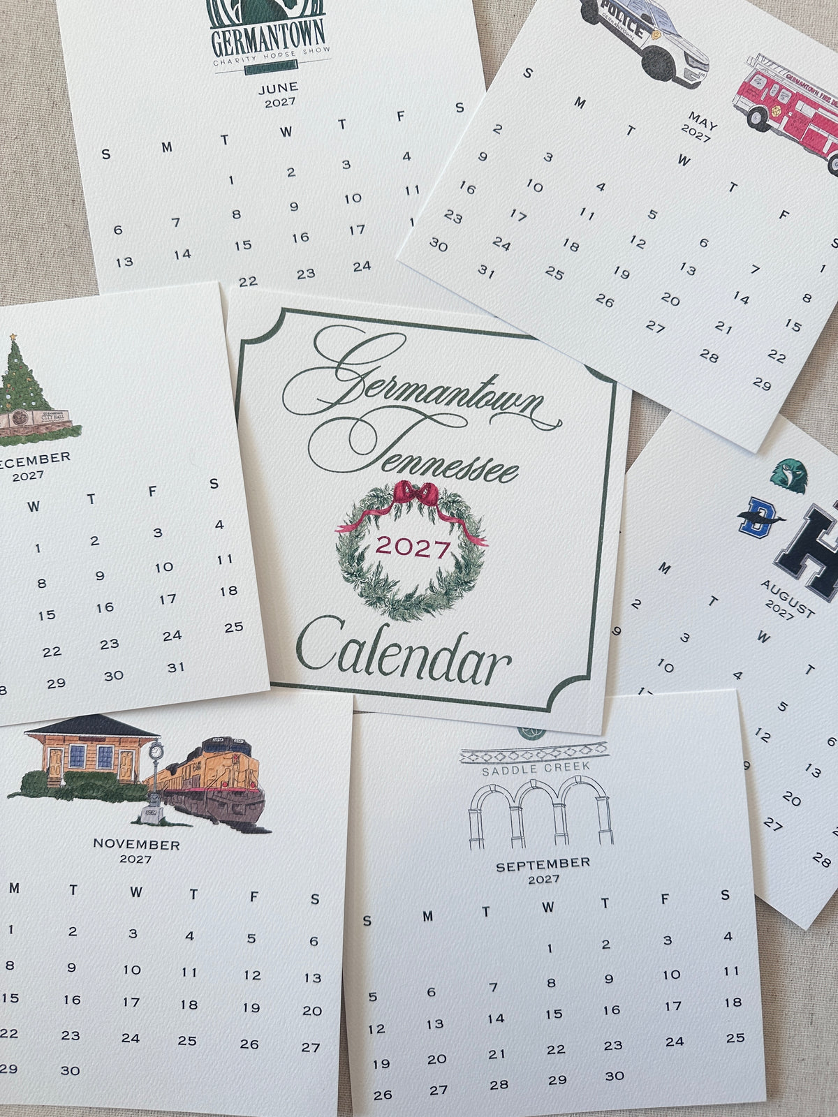 2027 Germantown Calendar