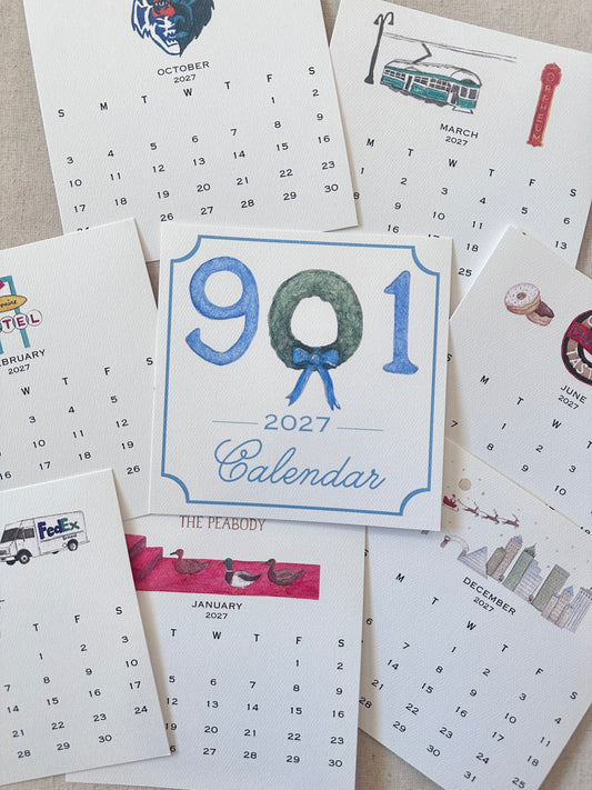 2027 Memphis/901 Calendar
