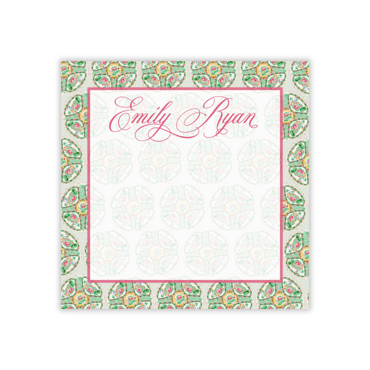 Rose Medallion Jumbo Notepad