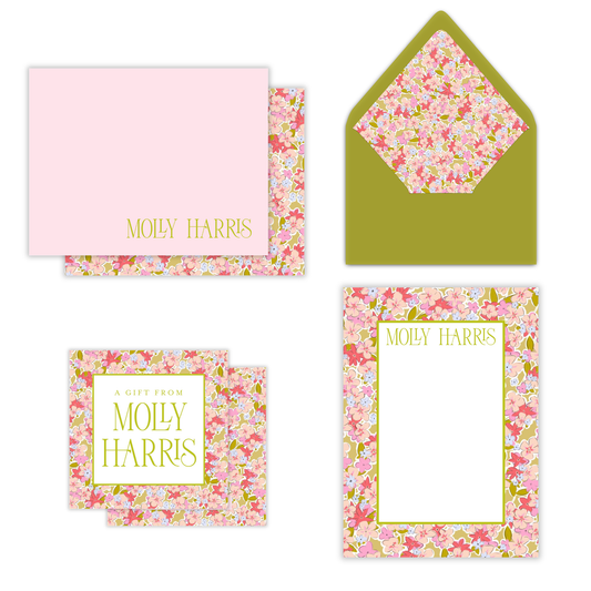 Garden Party Summer in Color Stationery Set