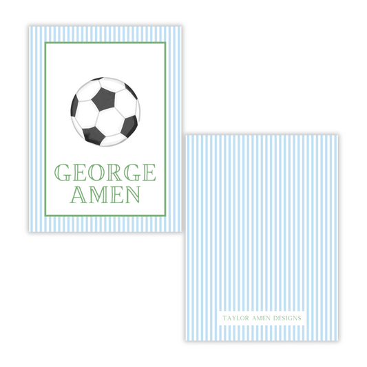 Soccer Luggage Tag