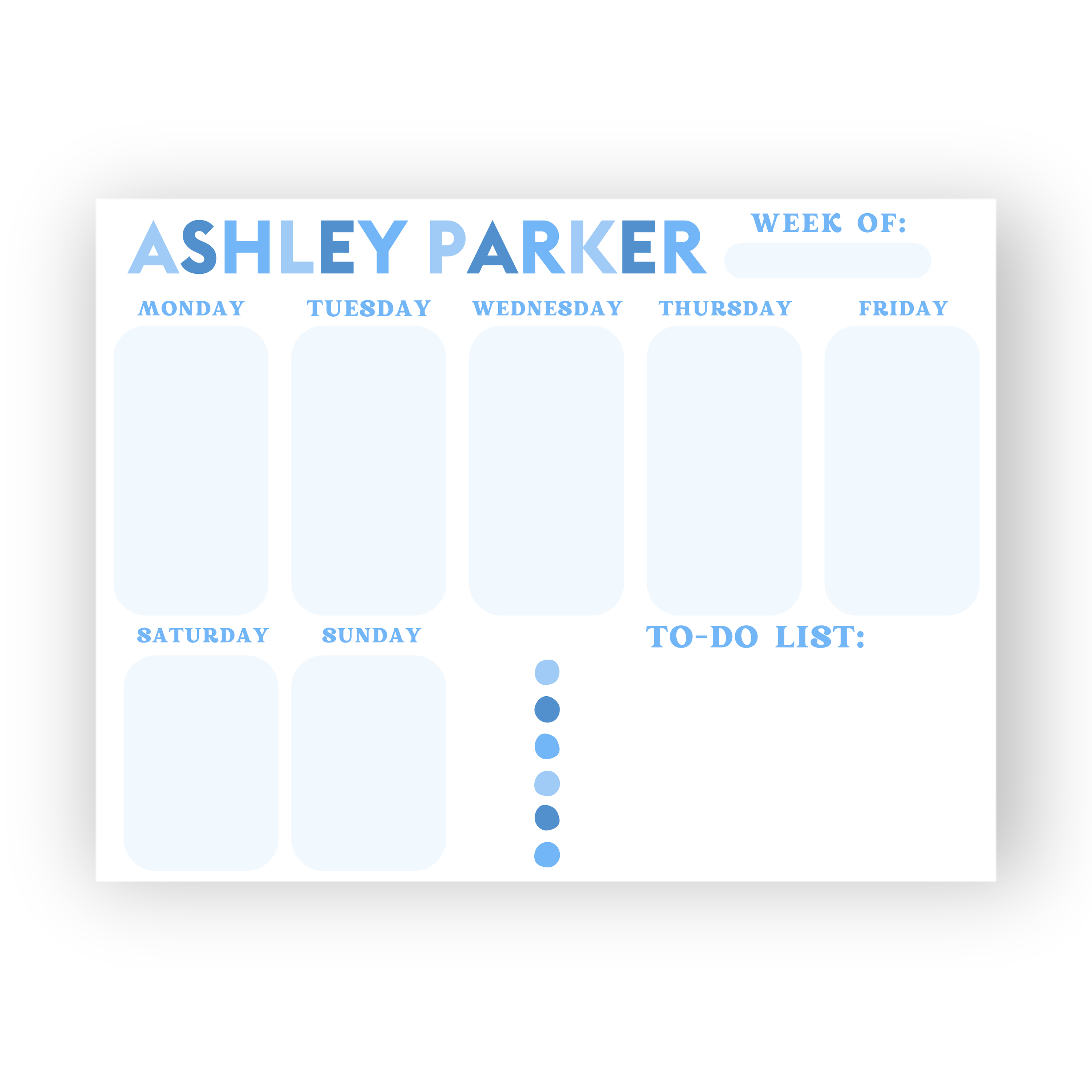 Weekly To Do Teacher School Notepad Large TaylorAmenDesigns Weekly to do teacher school notepad large tayloramendesigns
