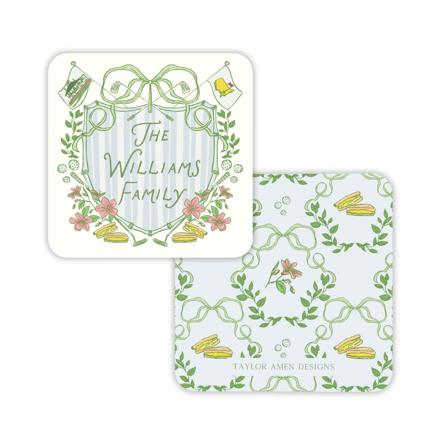 Golf Personalized Coasters