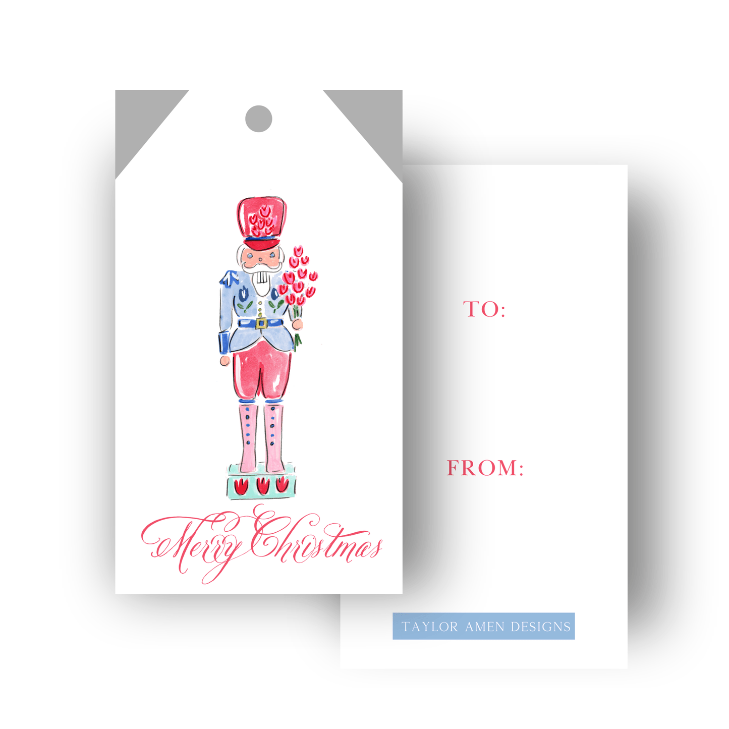 Nutcracker-Floral Pink/Blue