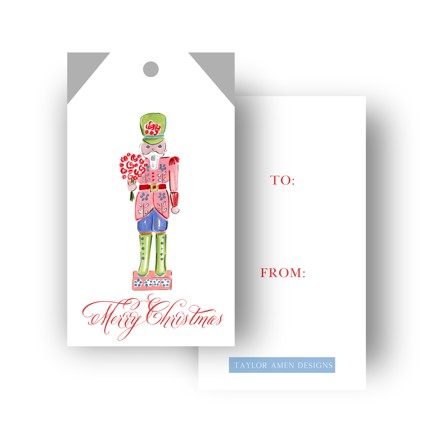 Nutcracker-Floral Red/Blue