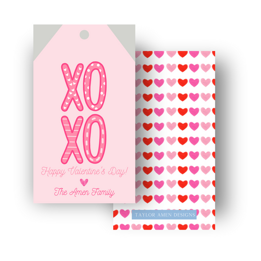 XOXO Hearts Valentine