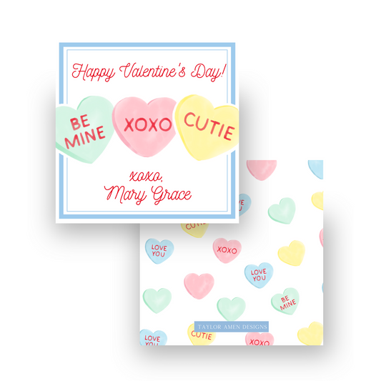 Conversation Hearts Valentine