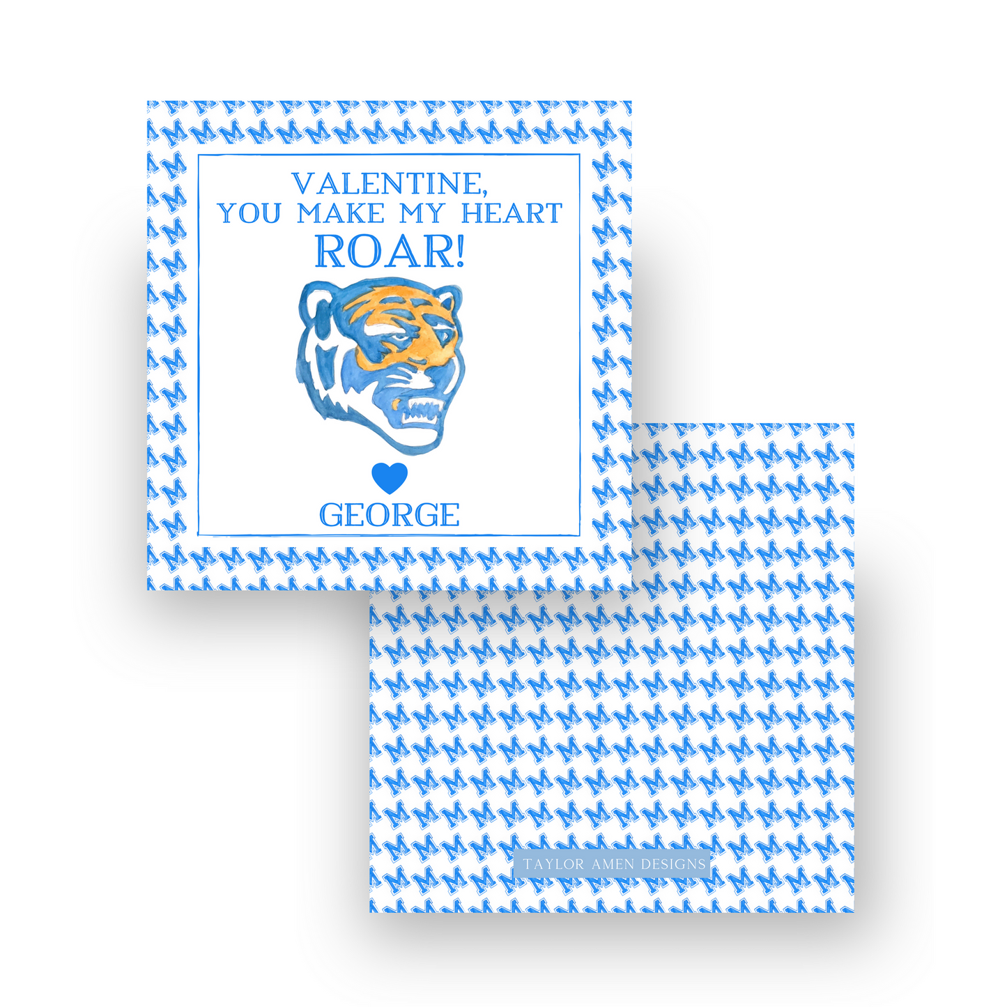 You Make My Heart Roar MEM Tiger Valentine