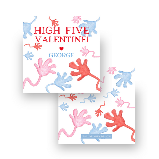 High Five Sticky Hands Valentine